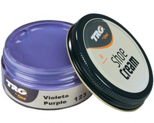 Крем нежно-фиолетовый для обуви из гладкой кожи Trg Shoe Cream, 50 мл фото 48789