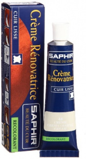 Жидкая кожа Saphir Creme Renovatrice 25 мл., Кремовая фото 44827
