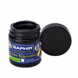 Жидкая кожа для обуви Saphir Creme Renovatrice (Тёмно-синяя), 25 мл фото 43758