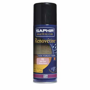 Аэрозоль - краситель Saphir для замши Renovetine 200 мл., Пастельно-розовый фото 44840