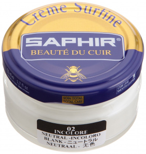 Крем Saphir для обуви увлажняющий Creme Surfine 50 мл., Бесцветный фото 44781