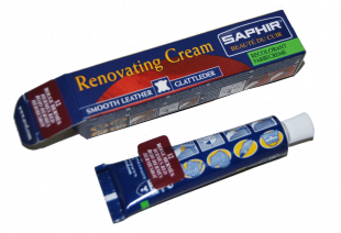 Жидкая кожа Saphir Creme Renovatrice 25 мл., Красный гермес фото 44703