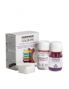 Краска Tarrago для гладкой кожи SELF SHINE COLOR DYE double 25мл.+25мл., Баклажан фото 44412