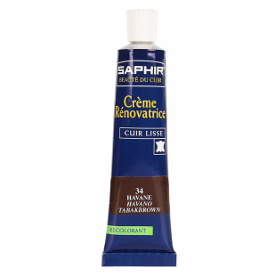 Жидкая кожа Saphir Creme Renovatrice 25 мл., Табачная фото 44790
