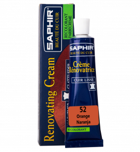 Жидкая кожа Saphir Creme Renovatrice 25 мл., Оранжевая фото 44879