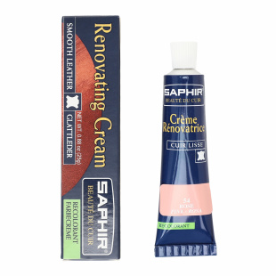 Жидкая кожа Saphir Creme Renovatrice 25 мл., Розовая фото 44795