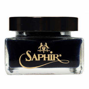 Крем Saphir Medaille для обуви Shoe Polish Pommadier 75 мл., Темно-синий фото 42178
