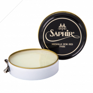 Паста-крем Saphir Medaille D'or для обуви Pate De Luxe 100 мл., Бесцветная фото 40177