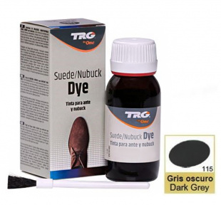 Краска темно-серая для замши и нубука TRG Suede Dye, 50 мл фото 48526
